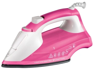 Праска Russell Hobbs Light & Easy Pro, 2600Вт, 240мл, паровий удар -130гр, постійна пара - 40гр, керам. підошва, біло-рожевий №4