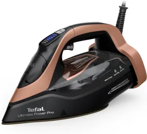 утюг Tefal Ultimate Power Pro, 3200Вт, 350мл, паровой удар -300гр, постоянный пар - 85гр, керам. подошва, черно-золотой №2