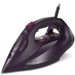 утюг Philips 7000 Series, 3000Вт, 300мл, паровой удар -250гр, постоянный пар - 50гр, нерж. сталь, пурпурный №2