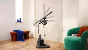 Прасувальна система Philips All-In-One 8500, 2200Вт, 1200мл, паровий удар -300гр, верт. відпарювання, керам. підошва, сірий №9