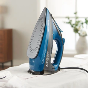 утюг Russell Hobbs Colour Control Pro, 2400Вт, 380мл, паровой удар -185гр, самоочищение, индик.температуры, керам. подошва, синий №4