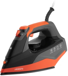 утюг ARDESTO IR-C2233-GR, 2200Вт, 340мл, керам. подошва, черно-оранжевый №4
