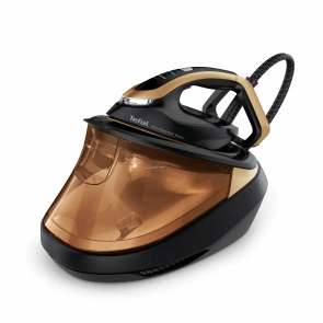 Праска-парогенератор Tefal Pro Express Vision, 3000Вт, 1200мл, паровий удар -800гр, постійна пара - 180гр, керам. підошва, чорно-золотий №8
