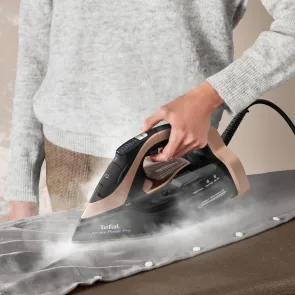 утюг Tefal Ultimate Power Pro, 3200Вт, 350мл, паровой удар -300гр, постоянный пар - 85гр, керам. подошва, черно-золотой №5
