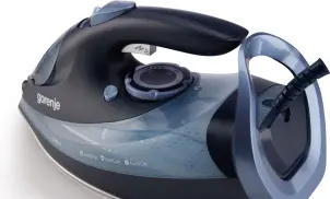 утюг Gorenje, 3250Вт, 420мл, паровой удар-250гр, верт. отпаривание, антинакипь, автоотключение, керам. подошва, черно-синий №4