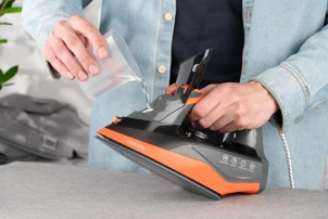 утюг ARDESTO IR-C2233-GR, 2200Вт, 340мл, керам. подошва, черно-оранжевый №7
