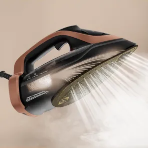 утюг Tefal Ultimate Power Pro, 3200Вт, 350мл, паровой удар -300гр, постоянный пар - 85гр, керам. подошва, черно-золотой №7
