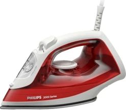 Праска Philips Series 2000, 2000Вт, 250мл, паровий удар -100гр, керам. підошва, червоний