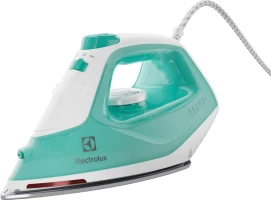 утюг Electrolux, 2200Вт, 250мл, паровой удар 90гр, нерж. сталь, зелено-белый