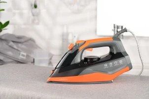 утюг ARDESTO IR-C2233-GR, 2200Вт, 340мл, керам. подошва, черно-оранжевый №9