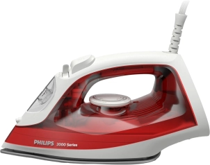 Праска Philips Series 2000, 2000Вт, 250мл, паровий удар -100гр, керам. підошва, червоний №3