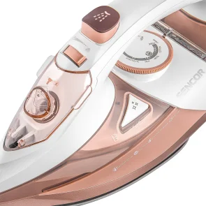 утюг Sencor, 3200Вт, 350мл, паровой удар -195гр, постоянная пара - 45гр, керам. подошва, бело-розовый №6