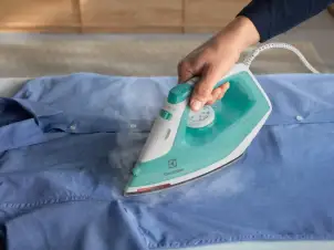 Праска Electrolux, 2200Вт, 250мл, паровий удар 90гр, нерж. сталь, зелено-білий №4