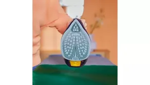 утюг Philips 7000 Series, 3000Вт, 300мл, паровой удар -250гр, постоянный пар - 50гр, нерж. сталь, пурпурный №11