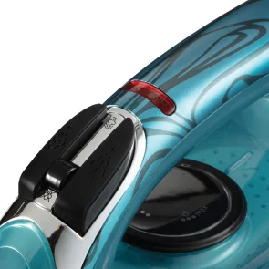 утюг Russell Hobbs Powersteam Ultra Coconut Smooth, 3100Вт, 350мл, паровой удар -230гр, самоочищение, керам. подошва, голубой №3