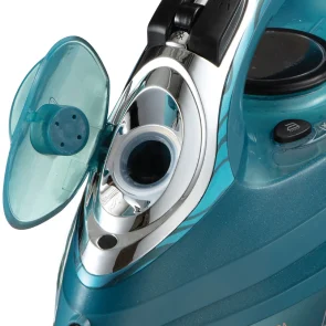 утюг Russell Hobbs Powersteam Ultra Coconut Smooth, 3100Вт, 350мл, паровой удар -230гр, самоочищение, керам. подошва, голубой №4