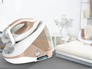 утюг-парогенератор Tefal Pro Express Eco, 2200Вт, 1800мл, паровой удар -550гр, постоянный пар - 140гр, бело-золотой №9