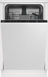 Посудомийна машина Beko вбудована, 10компл., A++, 45см, дисплей, білий №2