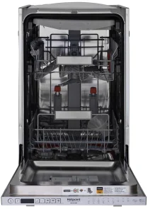 Посудомоечная машина Hotpoint встроенная, 10компл., A++, 45см, дисплей, 3й корзина, белая №4