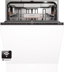 Посудомийна машина Gorenje вбудовувана, 16компл., A+++, 60см, інвертор,Wi-Fi, AquaStop, сенсорн.упр, 3и кошики, білий №2