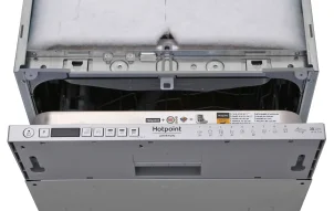Посудомоечная машина Hotpoint встроенная, 10компл., A++, 45см, дисплей, 3й корзина, белая №6