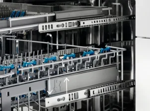 Посудомийна машина Electrolux вбудована, 10компл., A++, 45см, дисплей, інвертор, 3й кошик, чорний №7