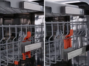Посудомоечная машина Hotpoint встроенная, 10компл., A++, 45см, дисплей, 3й корзина, белая №7