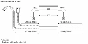 Посудомоечная машина Bosch встроенная, 13компл., A++, 60см, дисплей, 3й корзина, белая №10