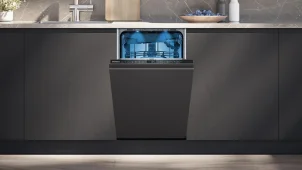 Посудомийна машина Siemens вбудована, 10компл., A++, 45см, дисплей, 3й кошик, білий №10