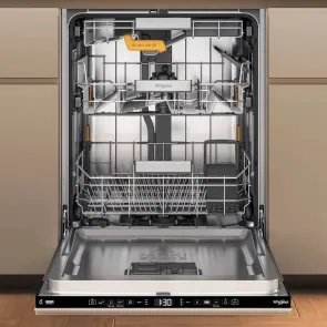 Посудомоечная машина Whirlpool встроенная, 14компл., A+++, 60см, дисплей, 3й корзина, белая №5