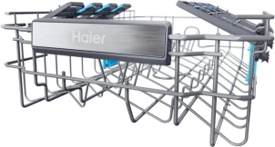 Посудомоечная машина Haier встроенная, 10компл., A+++, 45см, дисплей, инвертор, 3й корзина, белая №11