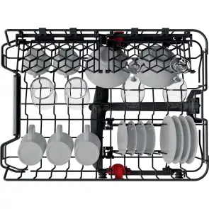 Посудомийна машина Whirlpool вбудована, 10компл., A+++, 45см, дисплей, інвертор, 3й кошик, білий №4