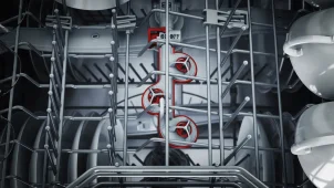 Посудомоечная машина Bosch встроенная, 13компл., A+++, 60см, дисплей, 3й корзина, белая №7