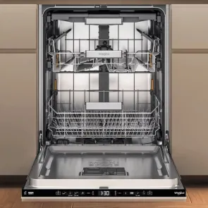 Посудомоечная машина Whirlpool встроенная, 15компл., A+++, 60см, дисплей, 3й корзина, белая №6