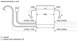 Посудомоечная машина Bosch встроенная, 13компл., A+++, 60см, дисплей, 3й корзина, белая №11