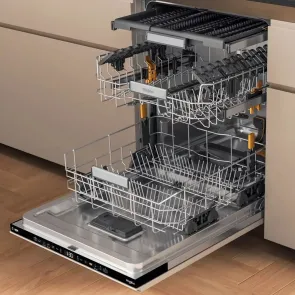 Посудомоечная машина Whirlpool встроенная, 15компл., A+++, 60см, дисплей, 3й корзина, белая №11
