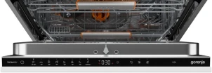 Посудомоечная машина Gorenje встраиваемая, 16компл., A+++, 60см, инвертор, Wi-Fi, AquaStop, сенсорн.упр, 3и корзины, белый №11