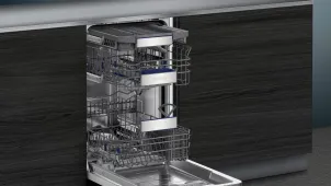 Посудомийна машина Siemens вбудована, 10компл., A+++, 45см, дисплей, 3й кошик, Zeolith, білий №4