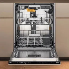 Посудомийна машина Whirlpool вбудована, 14компл., A+++, 60см, дисплей, 3й кошик, білий №5