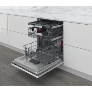 Посудомоечная машина Whirlpool встроенная, 14компл., A+++, 60см, дисплей, 3й корзина, белая №5