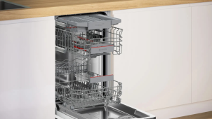 Посудомоечная машина Bosch встроенная, 10компл., A+, 45см, дисплей, 3й корзина, белая №4