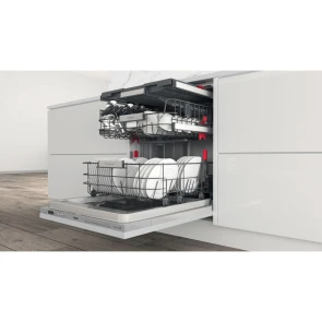 Посудомоечная машина Whirlpool встроенная, 14компл., A+++, 60см, дисплей, 3й корзина, белая №6