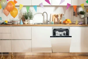 Посудомоечная машина Gorenje встраиваемая, 11компл., A++, 45см, AquaStop, 3й корзина, белая №6