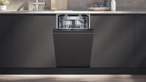 Посудомийна машина Siemens вбудована, 10компл., A+++, 45см, дисплей, 3й кошик, Zeolith, білий №10