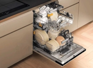 Посудомийна машина Whirlpool вбудована, 14компл., A+++, 60см, дисплей, 3й кошик, білий №8