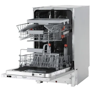 Посудомоечная машина Hotpoint встроенная, 10компл., A++, 45см, дисплей, 3й корзина, белая №5