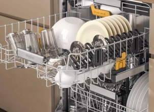 Посудомийна машина Whirlpool вбудована, 14компл., A+++, 60см, дисплей, 3й кошик, білий №9