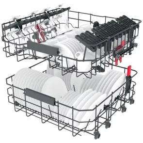 Посудомийна машина Whirlpool вбудована, 14компл., A+++, 60см, дисплей, інвертор, 3й кошик, білий №11