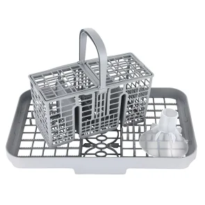 Посудомоечная машина Hotpoint встроенная, 10компл., A++, 45см, дисплей, 3й корзина, белая №7