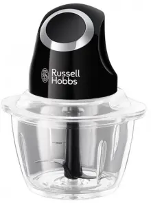 Измельчитель Russell Hobbs Matte Black, 200Вт, чаша-500мл, стекло, корпус-пластик, черный №1